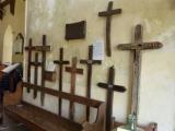 Old Church WW1 Wooden Crosses Memorial, Melton